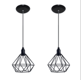 Polideia compre melhor Lustre Pendente Aramado Preto lustre para sala  barato